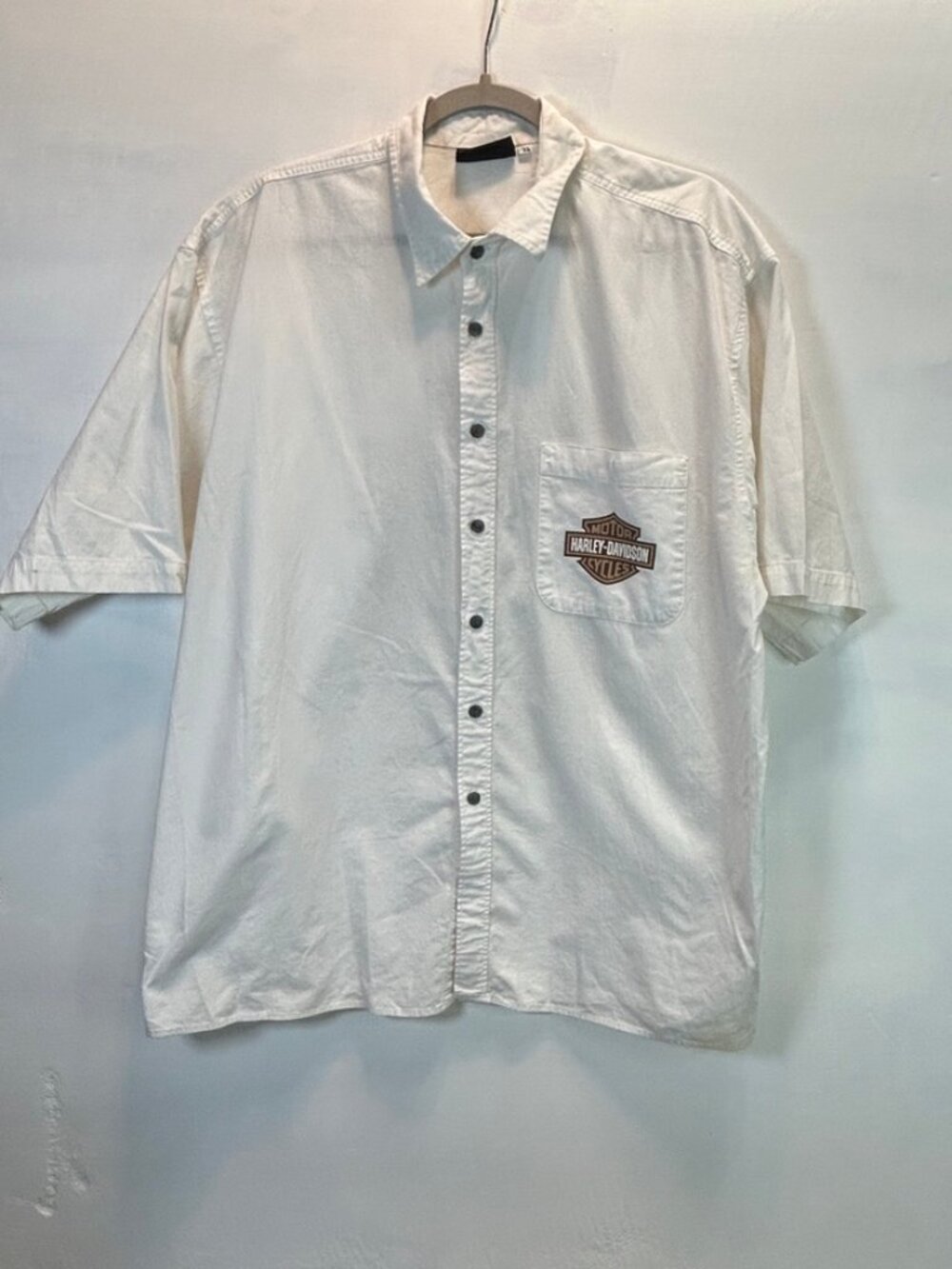 Y2k Vintage Harley-Davidson "The Enthusiast" Shirt Xl White Motorcycle Graphic